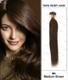 Extensions De Cheveux Humains Remy Brésiliens En Cheveux Naturels à Pointes U En Kératine Pré-collée 8a