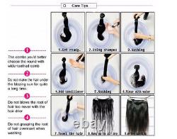 Extensions de cheveux humains à pointes plates pré-collées, vagues corporelles, fusion de kératine, 100 pièces