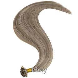 Extensions de cheveux humains en kératine brésilienne Remy - Extensions de cheveux en forme de U