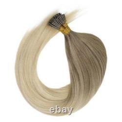 Extensions de cheveux humains pré-liés droite Remy Hair Stick Tip Keratin Hair Women