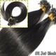 Extensions De Cheveux Naturels Humains 100 % V&eacute;ritables Aaaa+ 1 G Pr&eacute;-li&eacute;es En U &agrave; La K&eacute;ratine Fusion