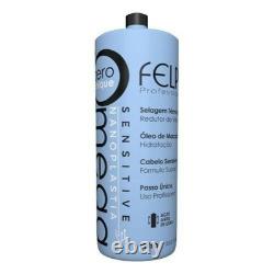 Felps Omega Zero Traitement Sensible et Résistant à la Kératine Brésilienne 2x1L/34 oz