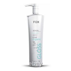 Fox Gloss One Organic 1l Kératine Brésilienne Single Step Fox Professional