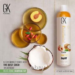 GK HAIR Global Keratin Le Meilleur COCO (10,1 Fl Oz/300ml) Soin Lissant à la Kératine Hair