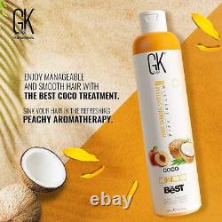 GK HAIR Global Keratin Le Meilleur COCO (10,1 Fl Oz/300ml) Soin Lissant à la Kératine Hair