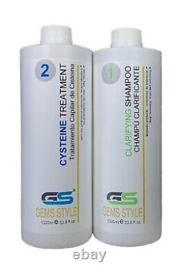 GS GEMS STYLE Thérapie capillaire à la cystéine pour tous types de cheveux 34oz / 1000ml
