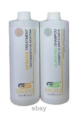 GS Protechs TRAITEMENT À LA KERATINE ORGANIQUE FORT Pour tous les types de cheveux. 34 oz