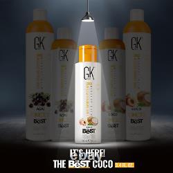 Global Keratin le meilleur COCO (3,4 oz liquide/100 ml) Traitement lissant à la kératine pour les cheveux