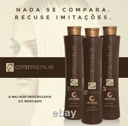 Honma Tokyo Coffee Premium Keratin Brésilien Traitement Capillil Redresseur 3 X 1l