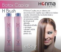 Honma Tokyo H-brosse Haut De Gamme Lissage Brésilien Traitement Des Cheveux 2x 1l Lisseur