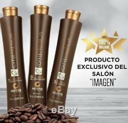 Honma Tokyo Premium Coffee Lissage Brésilien Traitement Des Cheveux 3x 1 L Lisseur