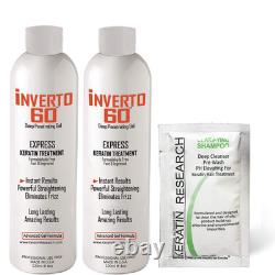 Inverto Revolution Inverto 60 Complexe Gel Avancé Kératine Brésilienne pour Cheveux