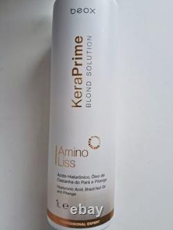 KeraPrime Blond Solution Beox / Traitement à la kératine brésilienne 1 L / 33,8 fl oz