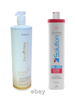 KeraPrime Blond Solution Beox / Traitement à la kératine brésilienne 1 L / 33,8 fl oz