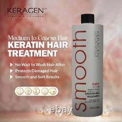 Keragen Brésilien Lissage Traitement Capillaire à la Kératine Système Smoothing Sans Sulfates