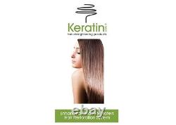 Keratin Hair-straighting Formaldéhyde-free 2-pieceset Avec Free Clarification & Soie