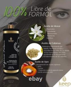 Kératine Brésilienne Keep Cosméticos Kératine Brésilienne Sans Formol / Sceau 1L