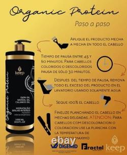 Kératine brésilienne Keep Cosméticos, lissage brésilien sans formol / scellant 1 L