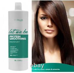 Kit 2 Kératine Brésilienne Let Me Be Soin Lissant 1L & Masque Bio Restore 1000ml