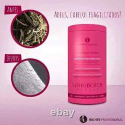 Kit 3x Masque Richee Nano Btx Professionnel Lissage Capillaire Nanobotox 1Kg 34oz
