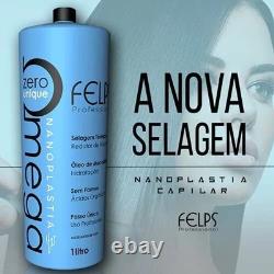 Kit 6x Felps Omega Zero Nanoplastia Sensible kératine brésilienne 1 L en gros