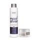 Kit Max Argent Qod Pro + Traitement à La Kératine Brésilienne à L'argan + Masque Argent à L'argan