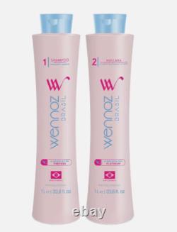 Kit Progressif H-Brush de Wennoz Honma Tokyo Kératine Brésilienne 2x1000ml/33.8 fl