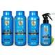 Kit De Reconstruction Robson Peluquero Ccrp 3 X 500 Ml + 1 Huile 250 Ml