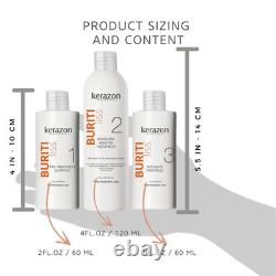 Kit de Shampooing Clarifiant avec Traitement à la Kératine Brésilienne et Masque Capillaire Intensif