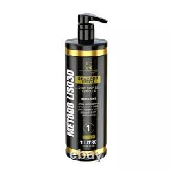 Kit de Traitement Kerastinni Smooth 3D Shampooing 1L + Actif 1L + Masque 1Kg Professionnel