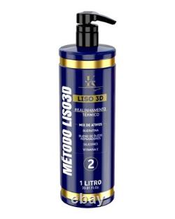 Kit de Traitement Kerastinni Smooth 3D Shampooing 1L + Actif 1L + Masque 1Kg Professionnel