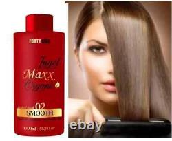 Kit de lissage Ingel Maxx à la kératine brésilienne 2x1L Forty Liss