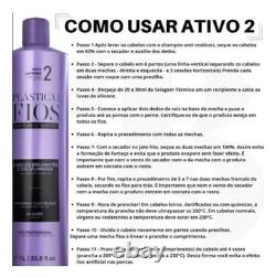 Kit de lissage capillaire à la kératine brésilienne Cadiveu Professional (3 produits, 1 litre)