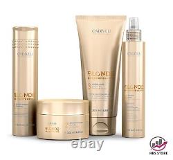 Kit de reconstruction blonde Cadiveu pour soins capillaires professionnels à domicile