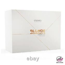 Kit de reconstruction blonde Cadiveu pour soins capillaires professionnels à domicile