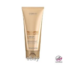 Kit de reconstruction blonde Cadiveu pour soins capillaires professionnels à domicile