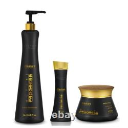 Kit de shampooing et masque lissant à la kératine Mutari Progress Brésilien