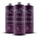 Kit De Traitement à La Kératine Brésilienne Agi Pro Liss Rouge 3 X 1000ml 34oz