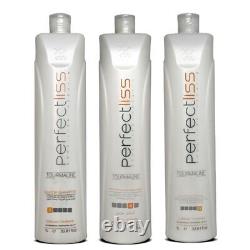 Kit de traitement à la kératine brésilienne Perfect Liss Turmalina Visat Hair 3x1L