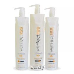 Kit de traitement à la kératine brésilienne Perfect Liss Turmalina Visat Hair 3x1L