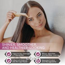 Kit de traitement capillaire à la kératine naturelle brésilienne Agi Max pour lisser les boucles