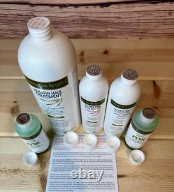 Kit de traitement capillaire lissage brésilien à la kératine marocaine 1000 ml série Gold