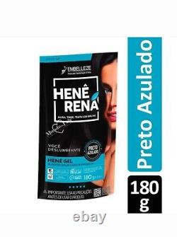 Kit lissant Embelleze Henê Rena Bleu Noir 12 unités de 180g chacune