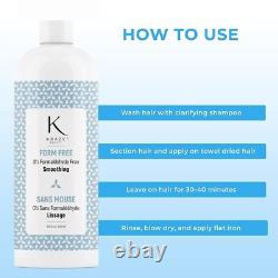 Kraze Beauty Traitement Lissant à la Kératine Sans Formaldéhyde 33.8 fl. oz 1L