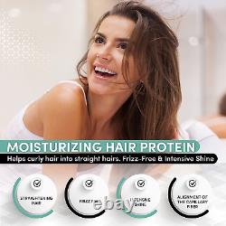 Laisse-moi être le traitement brésilien de kératine pour cheveux lisses à la protéine hydratante.
