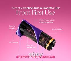 Lazzios Caviar Protéine capillaire biologique sans formaldéhyde kératine brésilienne pour cheveux T
