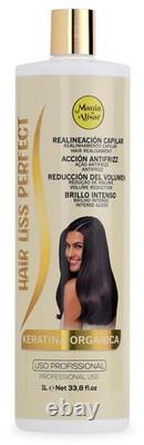 Lissage Brésilien Cheveux – Kératine Brésilienne Organique 1000 ml / 33,81 fl oz