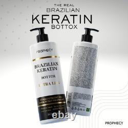 Lissage Brésilien à la kératine Bottox Ultra Lis Streightner Shine Prophecy 3 Pack