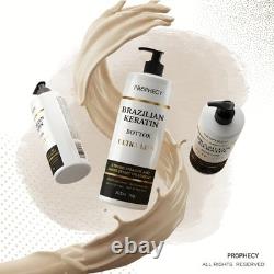 Lissage Brésilien à la kératine Bottox Ultra Lis Streightner Shine Prophecy 3 Pack