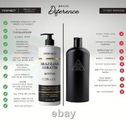 Lissage Brésilien à la kératine Bottox Ultra Lis Streightner Shine Prophecy 3 Pack